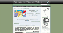 Desktop Screenshot of fundacionviviantrias.org
