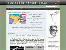Tablet Screenshot of fundacionviviantrias.org
